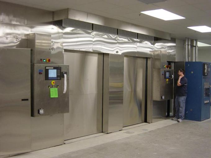 Recessed Through Wall Hospital Steam Sterilizer Equipment With Pre vacuum And Post Vacuum Phase