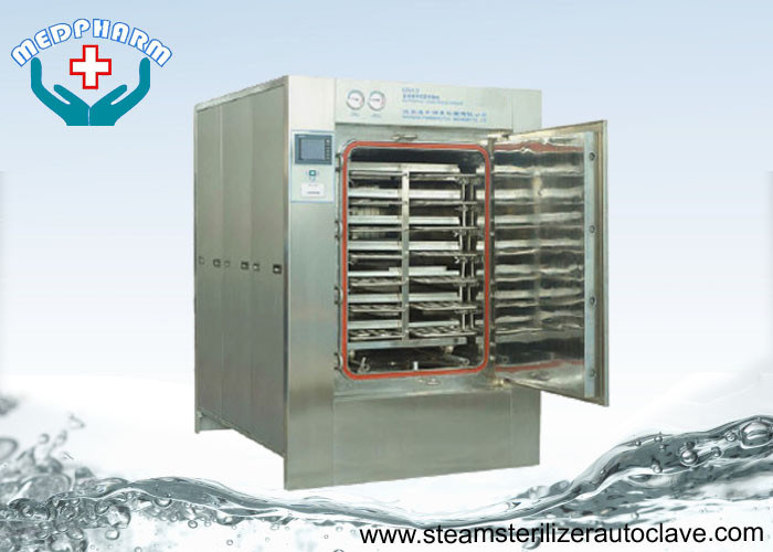 Pass Through door Autoclave Steam Sterilizer With Temperature Sensor