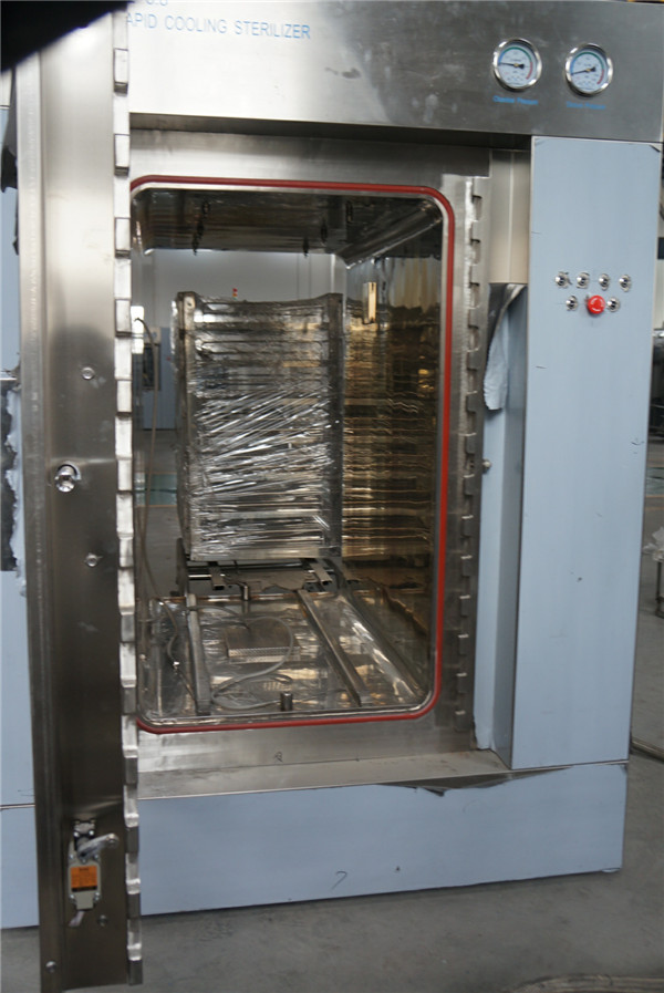 SS316L Chamber Steam Pass Through Autoclave With PT100 Temperature Sensor