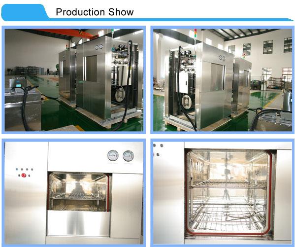 Vertical Sliding Pharmaceutical Autoclave With Wide Loading Accessories