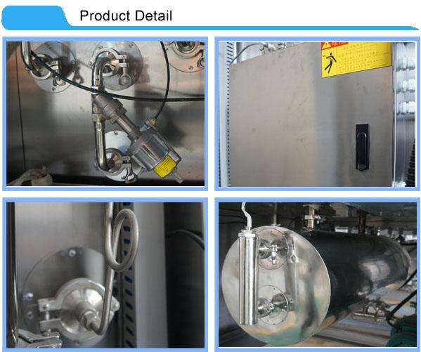 Hot Water Shower Sterilizer Autoclave With Leak Test Function For